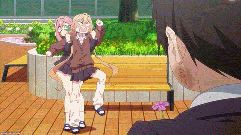 Hyakkano Episode 1 Hakari Holds Karane Back