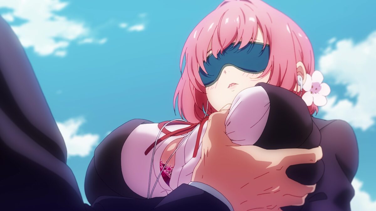 Hyakkano Episode 2 Rentarou Squeezes Hakari