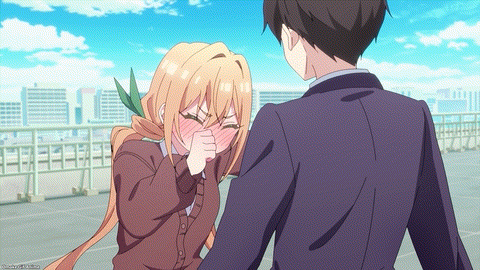 Hyakkano Episode 4 Karane Punches Rentarou Twin Tail