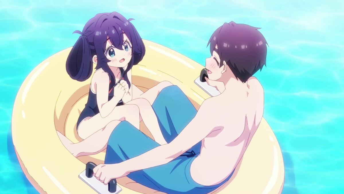 Hyakkano Episode 6 Rentarou Shizuka Pool Montage