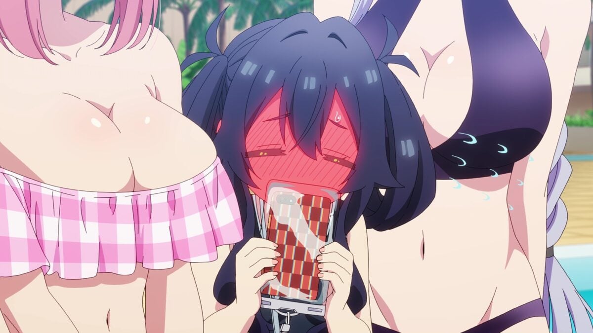 Hyakkano Episode 6 Shizuka Blushes