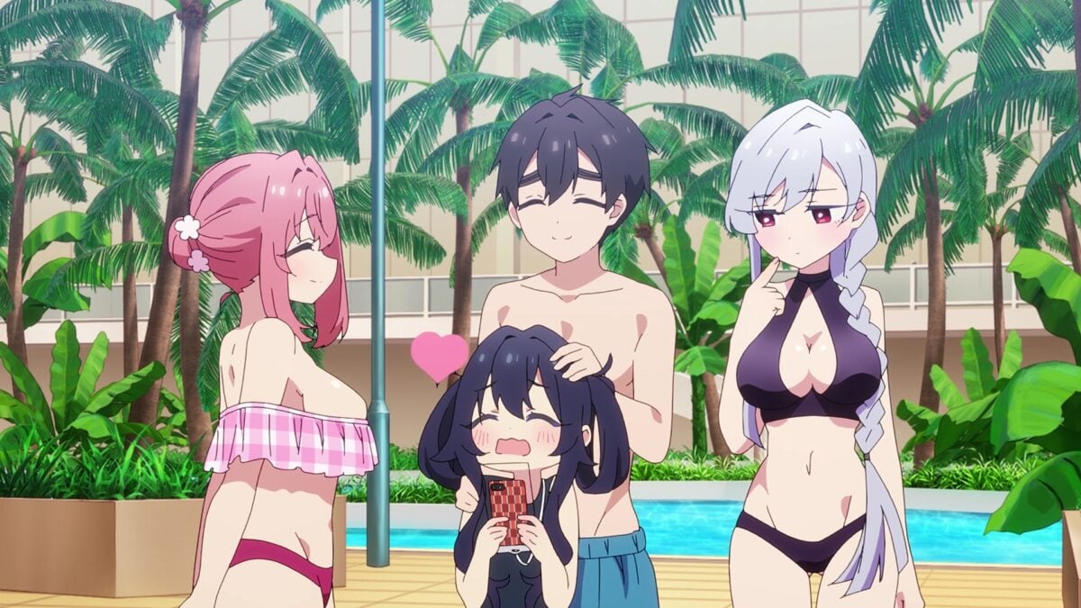 Hyakkano Episode 6 Shizuka Enjoys Head Pat