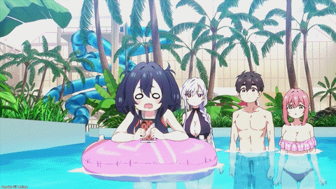 Hyakkano Episode 6 Shizuka Spins In Current