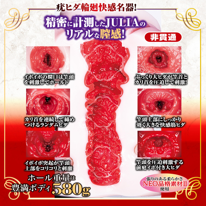 JULIA Onahole Inside View