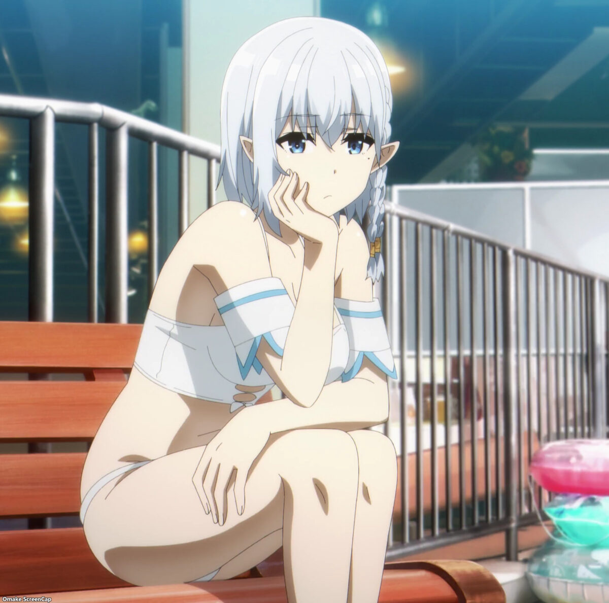 Kage No Jitsuryokusha Ni Naritakute! S2 Episode 8 Beta Watches In White Swimsuit