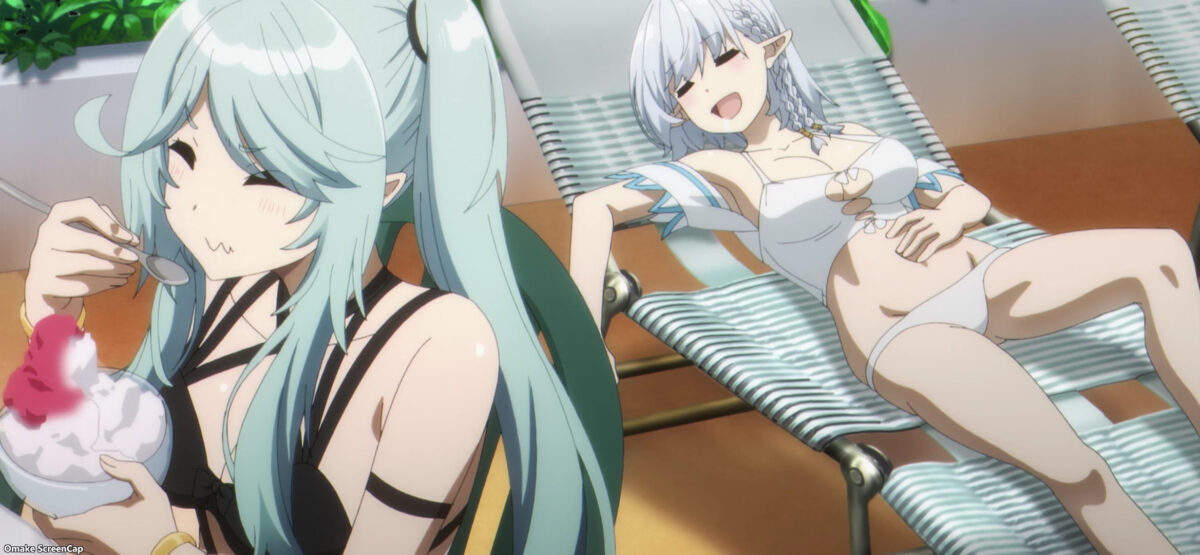 Kage No Jitsuryokusha Ni Naritakute! S2 Episode 8 Epsilon Beta Enjoy Resort Lounging