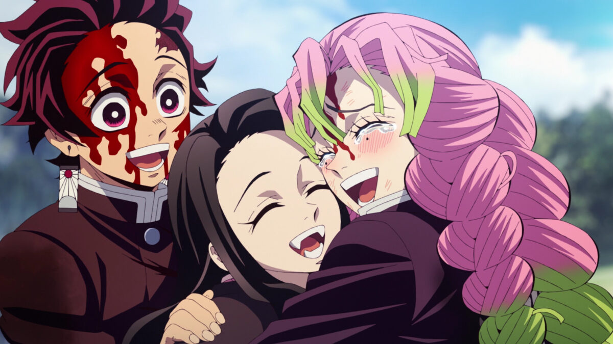 Kimetsu No Yaiba Katanakaji No Sato Hen Episode 11 [END] Mitsuri Hugs Nezuko