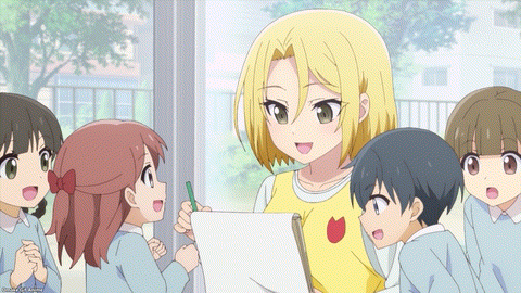 My Tiny Senpai Episode 10 Drawing Machine Chinatsu Runs Down