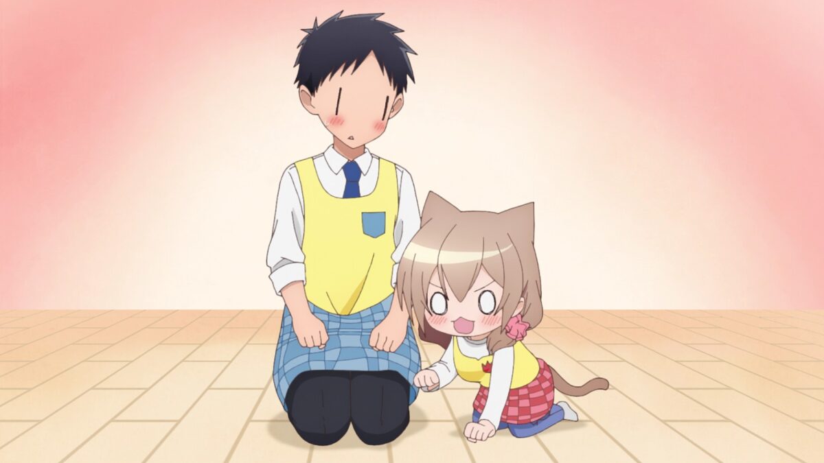 My Tiny Senpai Episode 10 Shiori Cat Paws Shinozaki Lap