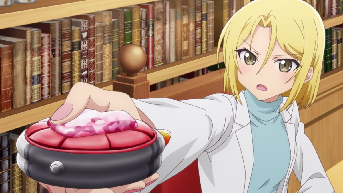 My Tiny Senpai Episode 9 Professor Hayakawa Holds Old Compact