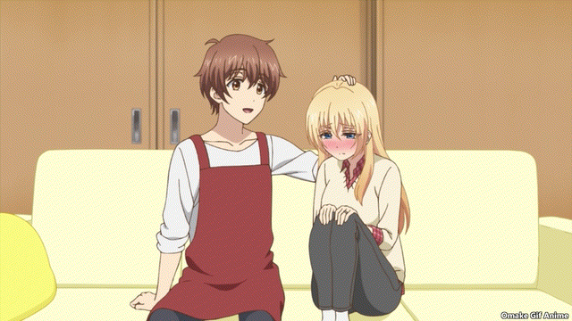 Omake Gif Anime Osake Wa Fuufu Ni Natte Kara Episode 10 Sora Headpats Chisato