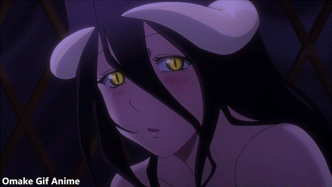 Omake Gif Anime Overlord Episode 6 Albedo's Hug Pillow
