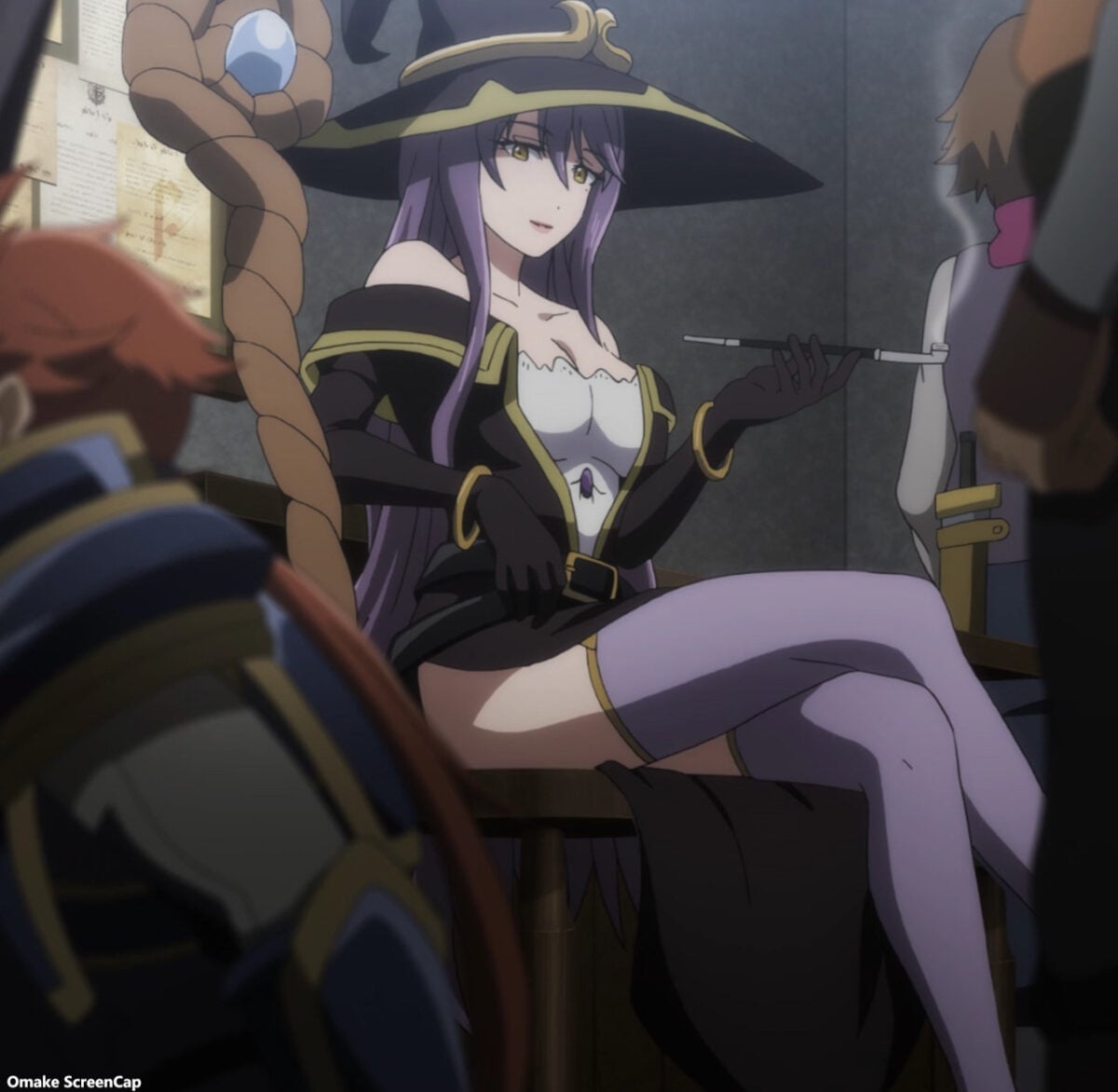 Omake ScreenCap Goblin Slayer Episode 2 Female Mage Giggles
