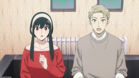 Spy X Family Episode 8 Yor Lloyd Heart Sign couple
