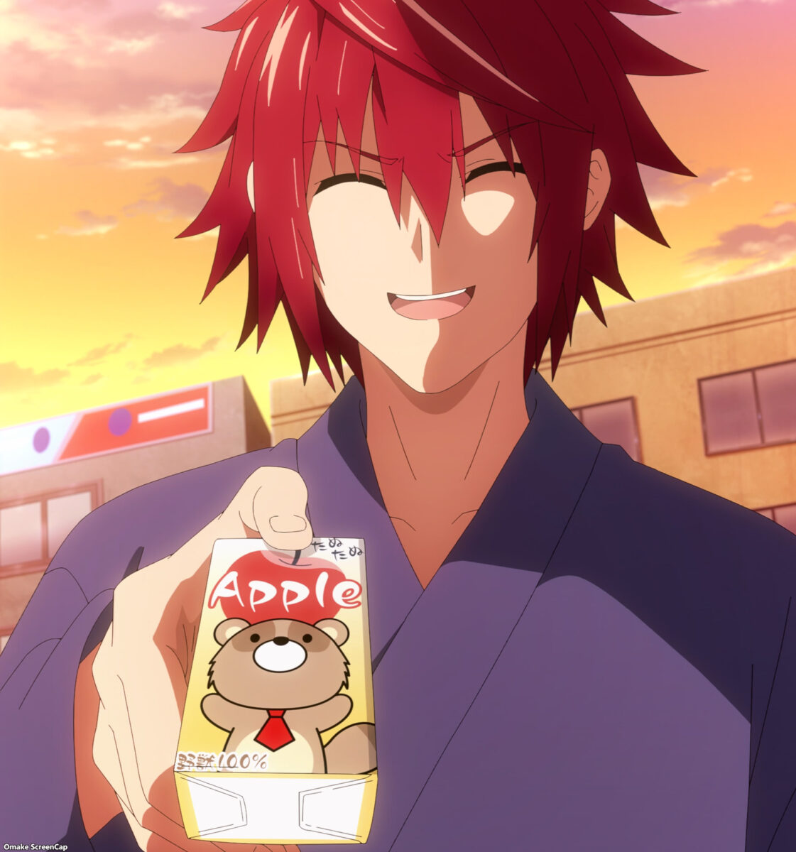 TenPuru Episode 11 Akemitsu Offers Juice Box