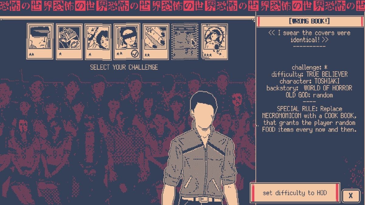 World Of Horror Challenges