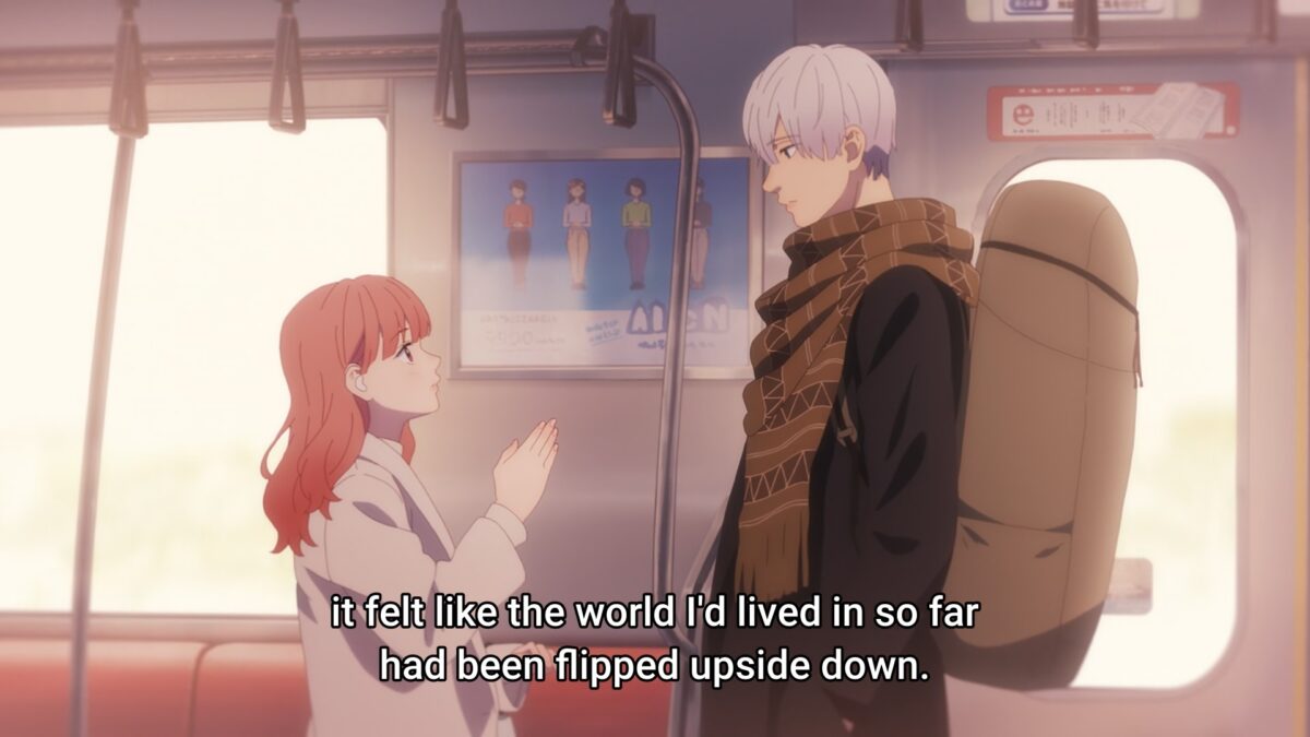 A Romantic Moment On A Train