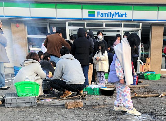 Damage Outside A Convenience Store