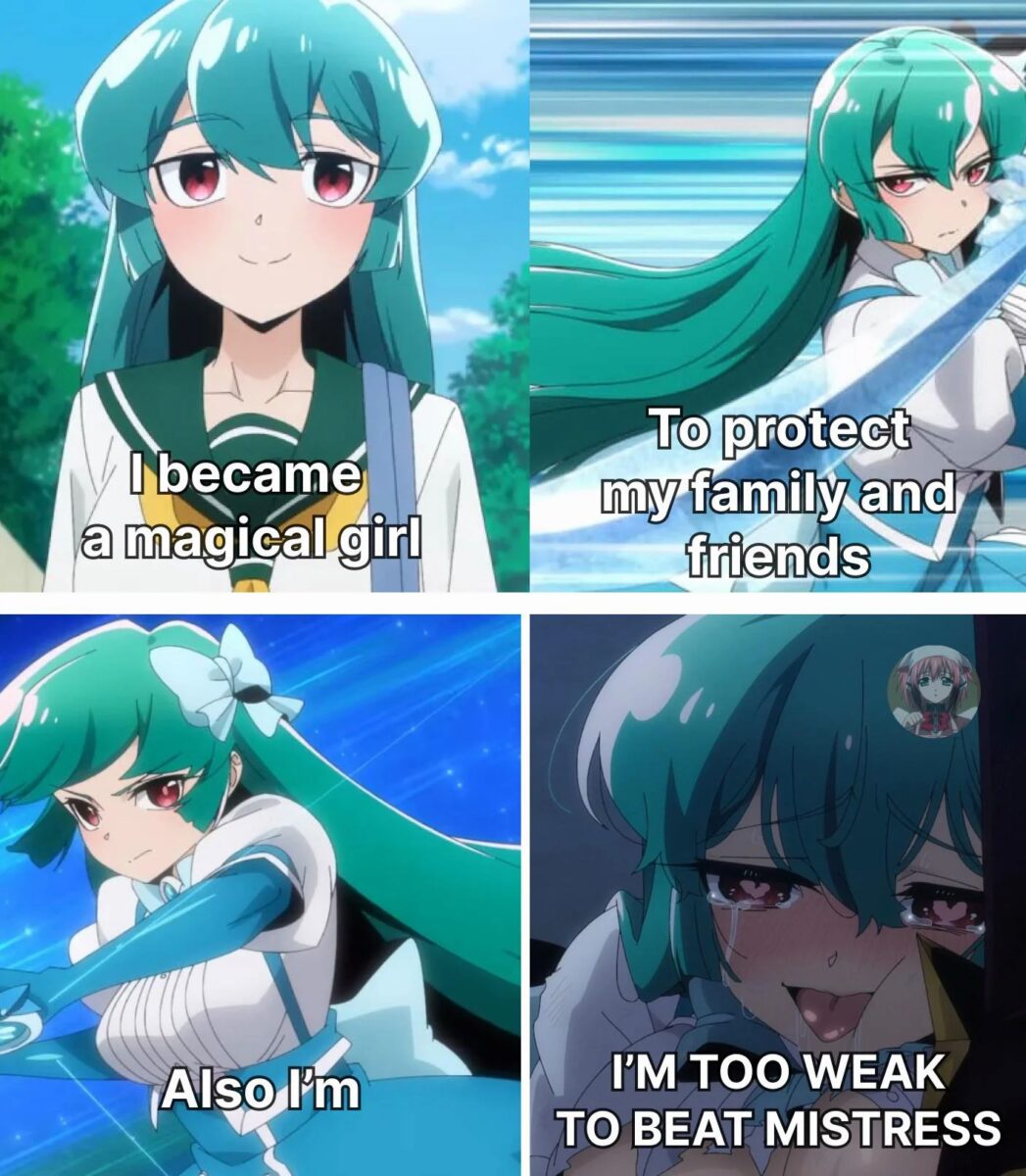 Gushing Over Magical Girls Ecchi Meme