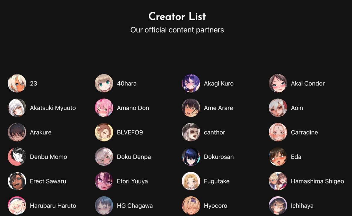 J18 Publishing Artist List