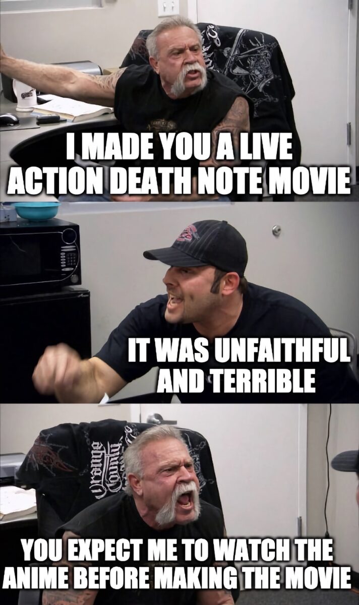 Live Action Anime Meme