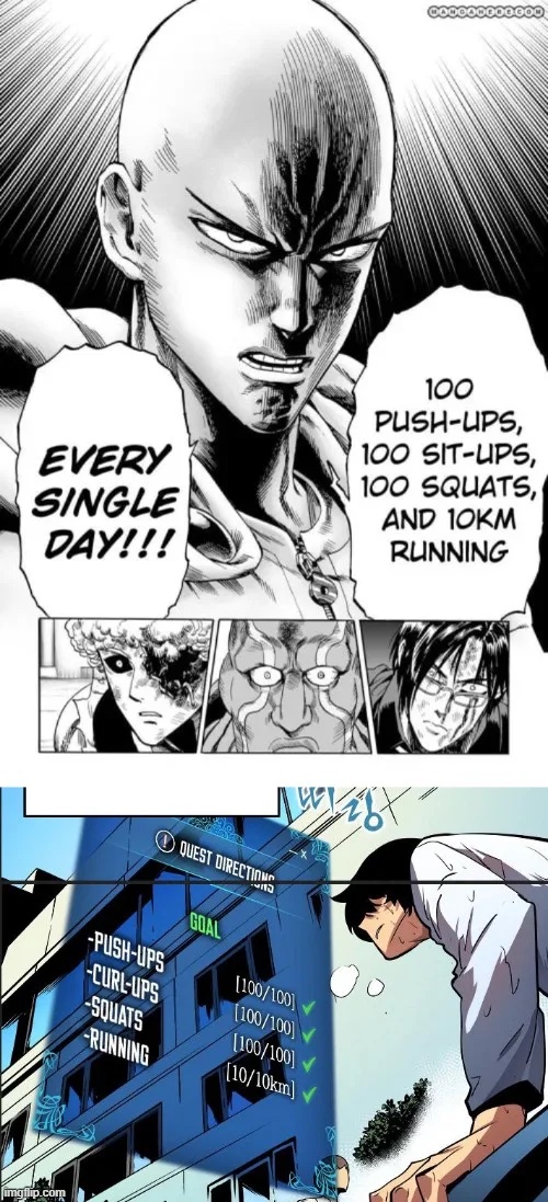Solo Leveling One Punch Man Meme