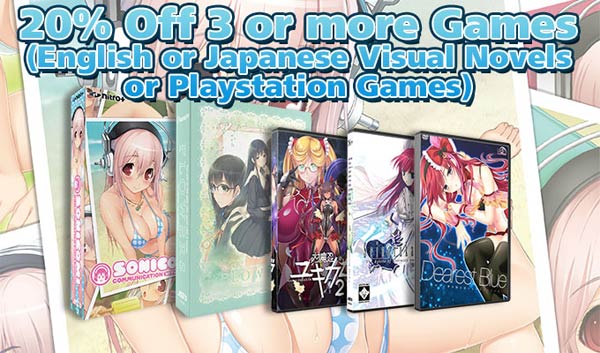 Big sale on all VNs!