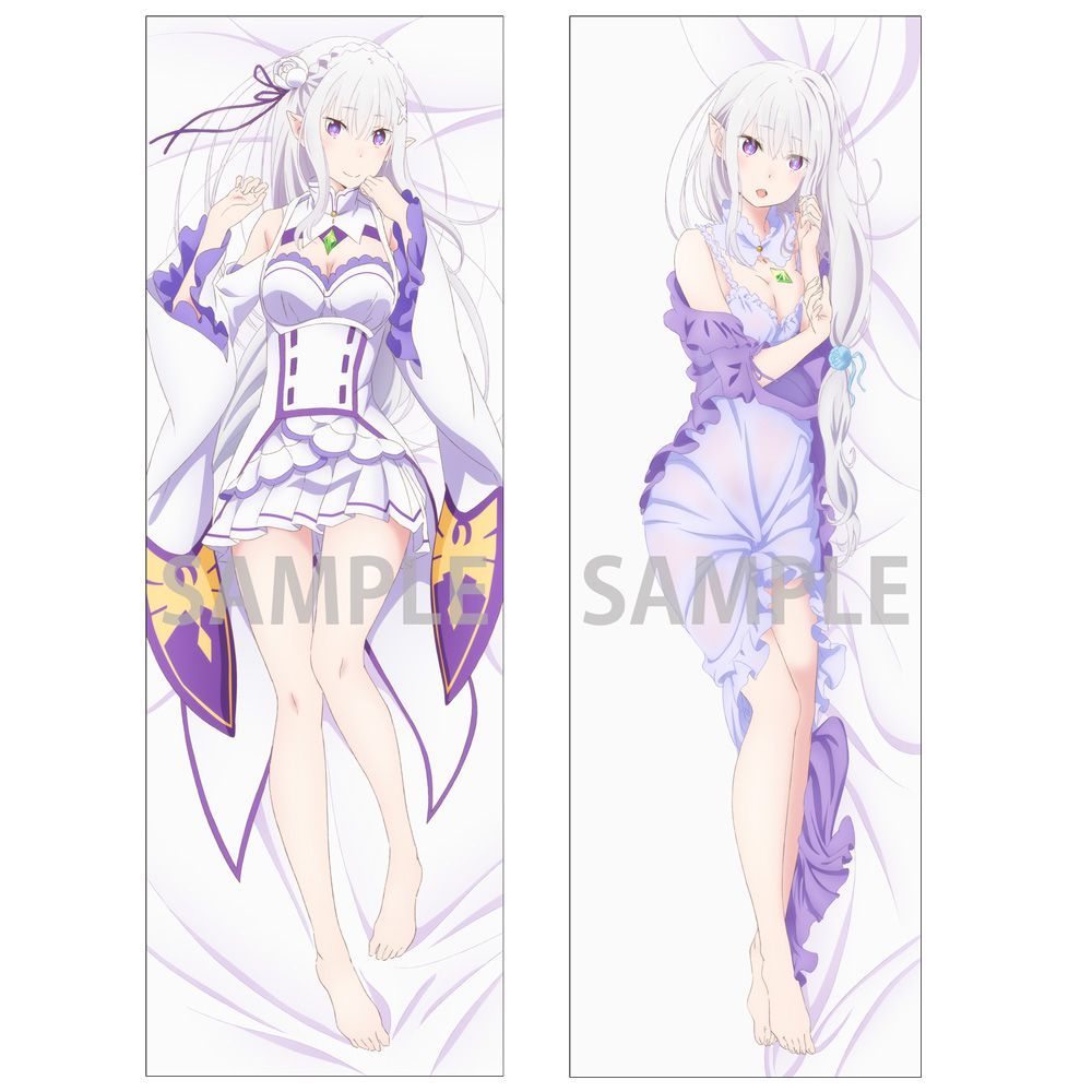 Emilia Dakimakura Cover Goes up for Pre-Order