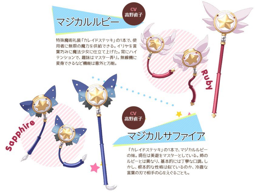 Magical Ruby and Magical Sapphire