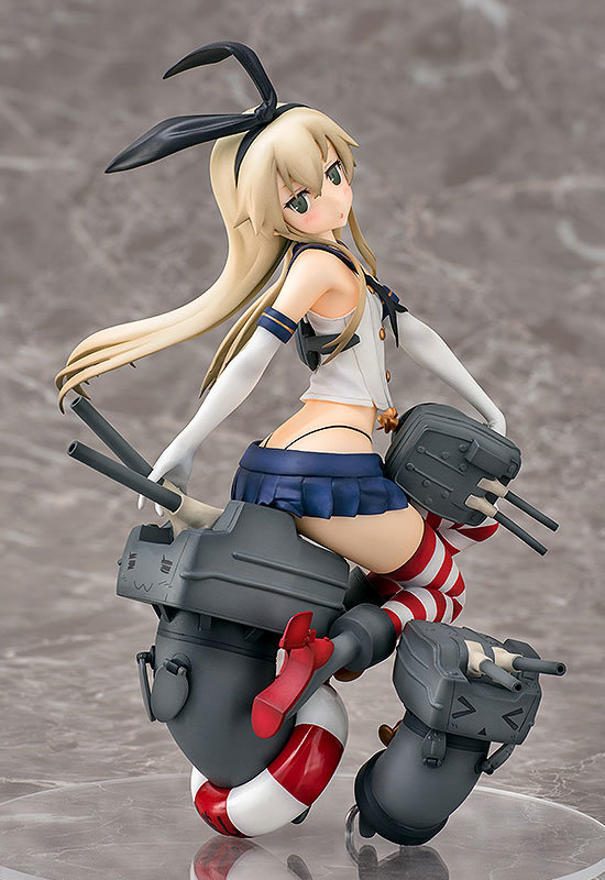 Shimakaze Sits on a Rensouhou in Recent Figure