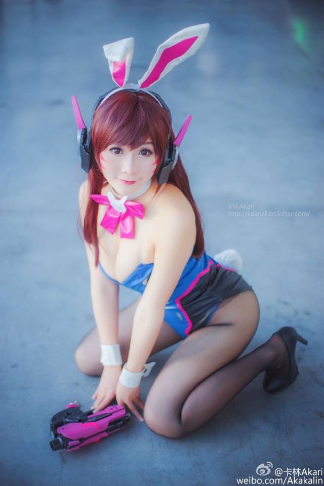Overwatch D.va Cosplay Bunny 3