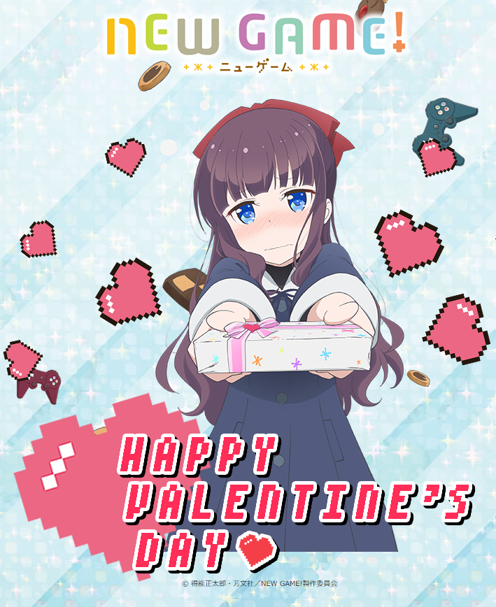New Game!’s Hifumi Is Handing out Chocolates for Valentine’s Day!