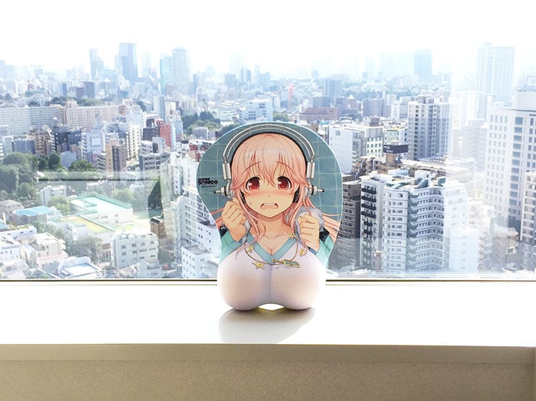 Super Sonico Life Sized Oppai Mousepad