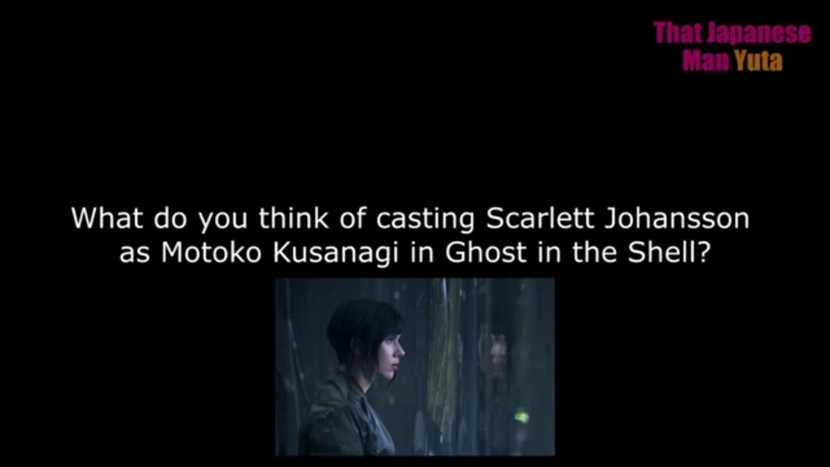 Scarlett Johansson Ghost in the Shell