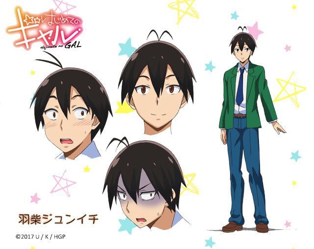 Hajimete No Gal Anime Character Designs Junichi Hashiba