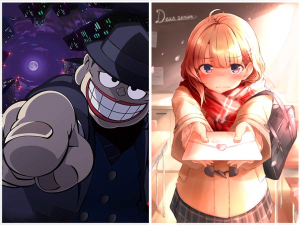 Laughing Salesman and Notice me Senpai