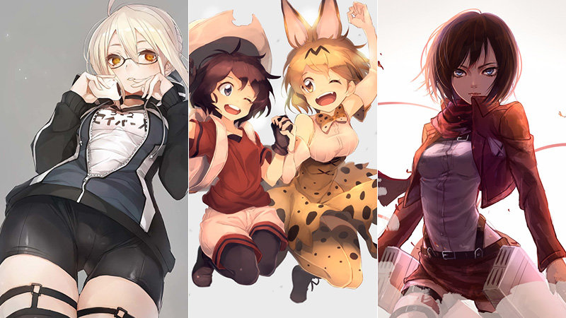 Attack On Titan Slays The Male And Female Rankings In Newtype's June 2017 Issue