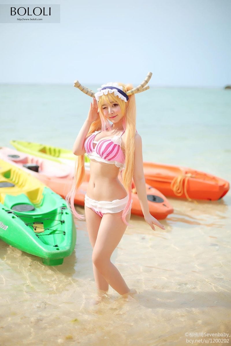 Kobayashi's Dragon Maid Tohru And Lucoa Cosplay By Natsumi And Liu Yu Chi 7