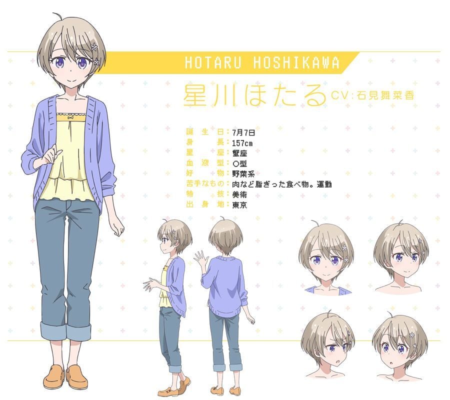 New Game Season 2 Character Designs Hotaru Hoshikawa