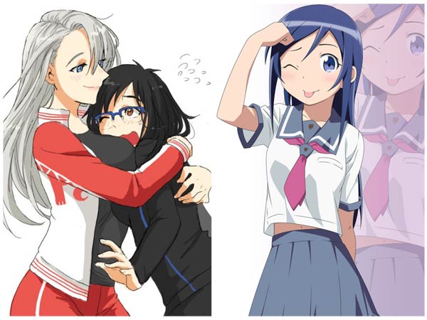 Yuri on ice and baka gesture