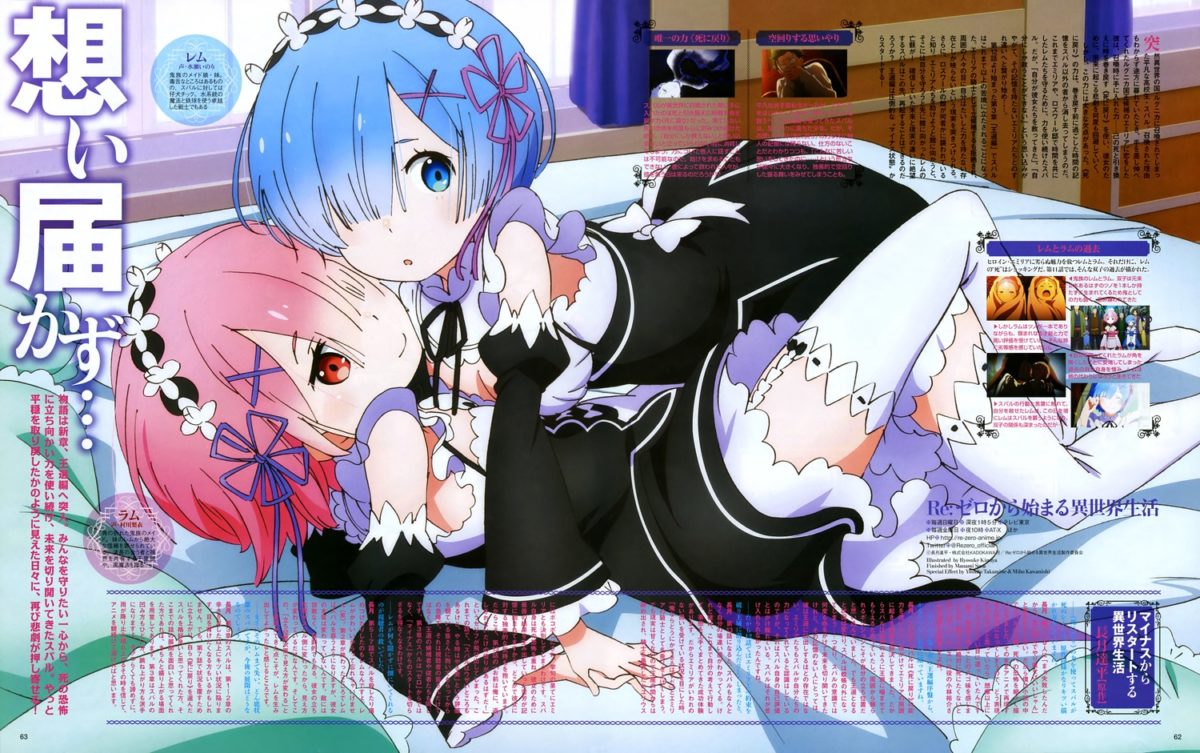 Re Zero Ram And Rem Visual