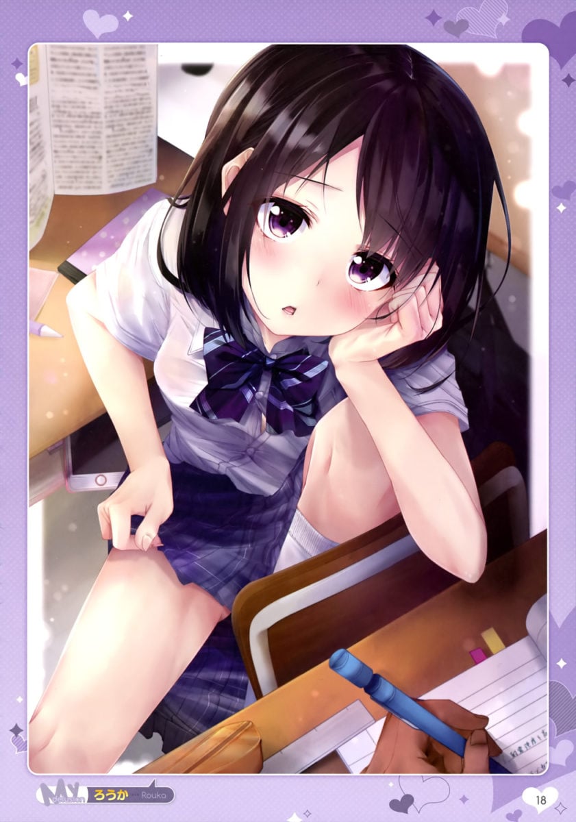 DenGeki Moeoh August 2017 Issue Otona No Moeoh 32 Page Artbook 0017