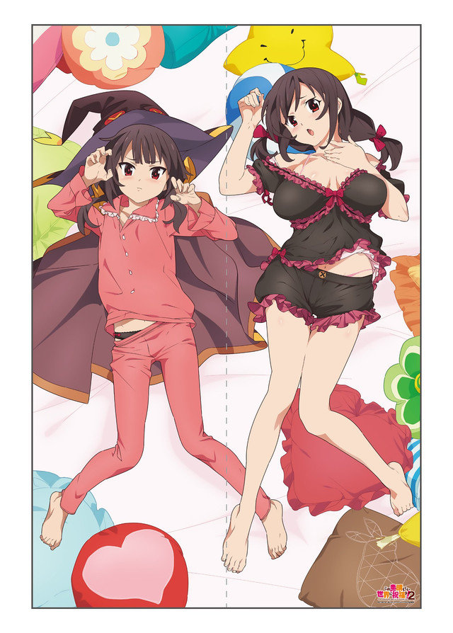 KonoSuba Megumin And Yunyun Bed Sheets Comiket 92