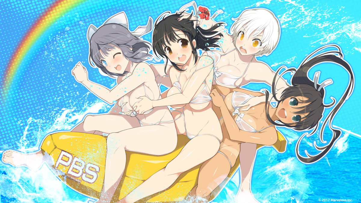 Senran Kagura Peach Beach Splash Key Visual