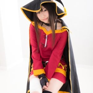 Ero Cosplay Of KonoSuba Megumin By Tsubomi 0002