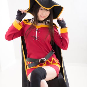Ero Cosplay Of KonoSuba Megumin By Tsubomi 0006