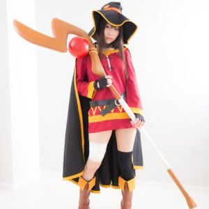 Ero Cosplay Of KonoSuba Megumin By Tsubomi 0007