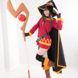 Ero Cosplay Of KonoSuba Megumin By Tsubomi 0009