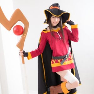 Ero Cosplay Of KonoSuba Megumin By Tsubomi 0010