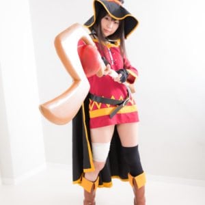 Ero Cosplay Of KonoSuba Megumin By Tsubomi 0014